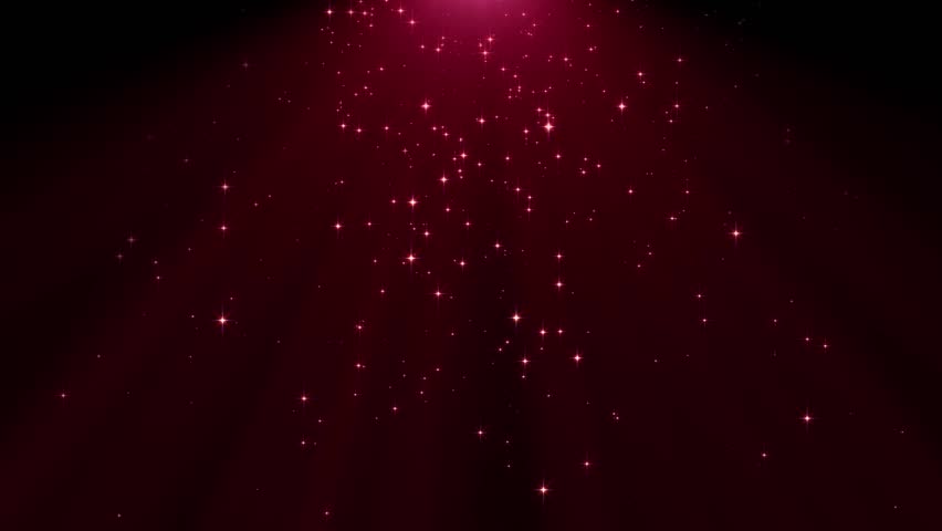pink glitter shiny stars falling abstract 4k motion background