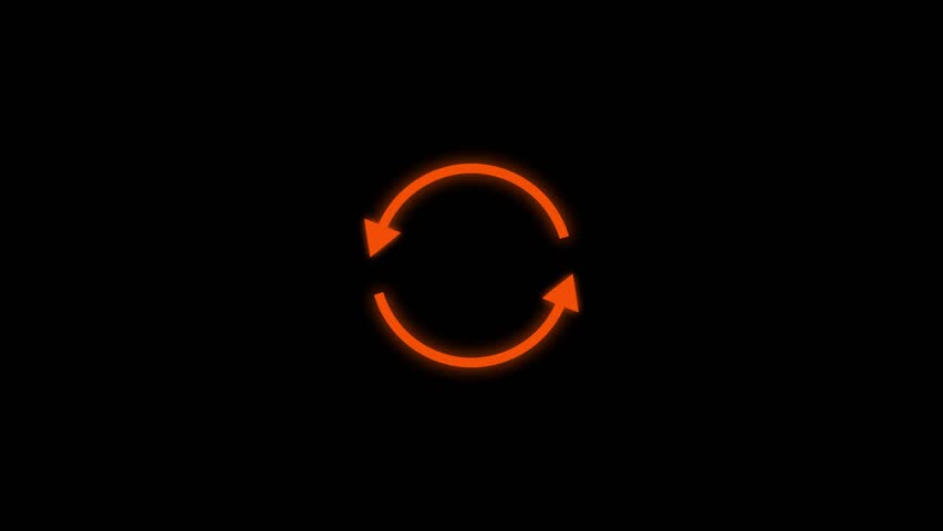 circle arrow icon refresh and reload animated. Circle arrow refresh icon rotation animation Motion graphic design.