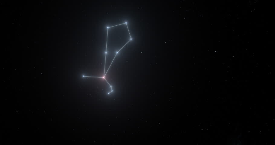 Boötes constellation in the outer space
