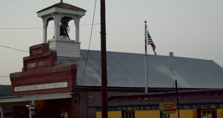 The old town center of Virginia City