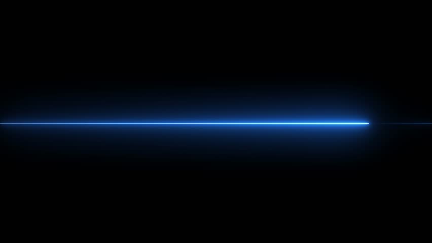 Abstract colorful neon line moving. black background.