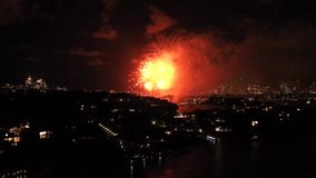 Spectacular midnight New Year Eve fireworks in City of Sydney from Parramatta river.
 - Powered by Shutterstock - Get 15% off with code: PIKWIZARD15