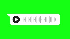 Voice message or voice recording 4k animation on green screen
voice message or voice chat ui design hd animation on chroma key background
audio animation on green background - Powered by Shutterstock - Get 15% off with code: PIKWIZARD15