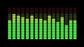 An audio bar graphic stock footage - Powered by Shutterstock - Get 15% off with code: PIKWIZARD15