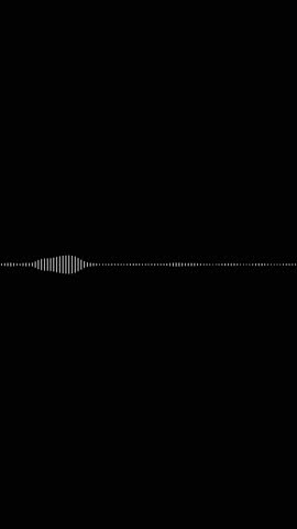 Animated audio wave spectrum equalizer. Digital sound technology. Vertical background 4K.