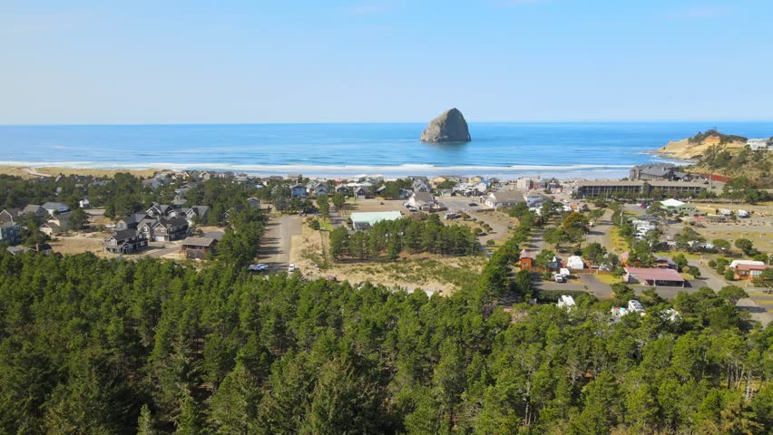 Ocean Beach Rock Oregon Landscape
