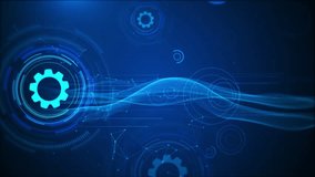 Abstract setting icon, Cogwheel wrench spanner symbol animation background. for mechanic maintenance, workshop repair tool Corporate, Partnership Teamwork . Adjusting, service, setting, repair, fixing - Powered by Shutterstock - Get 15% off with code: PIKWIZARD15