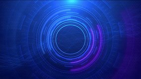 High tech hologram circle background plexus network Automation Software Technology Process System. Internet concept cyberspace innovation. HUD circle interfaces hi-tec, science, technology futuristic - Powered by Shutterstock - Get 15% off with code: PIKWIZARD15