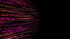 Abstract background with animation moving of lines for fiber optic network. Magic flickering dots or glowing flying lines. Animation of seamless loop. - Powered by Shutterstock - Get 15% off with code: PIKWIZARD15