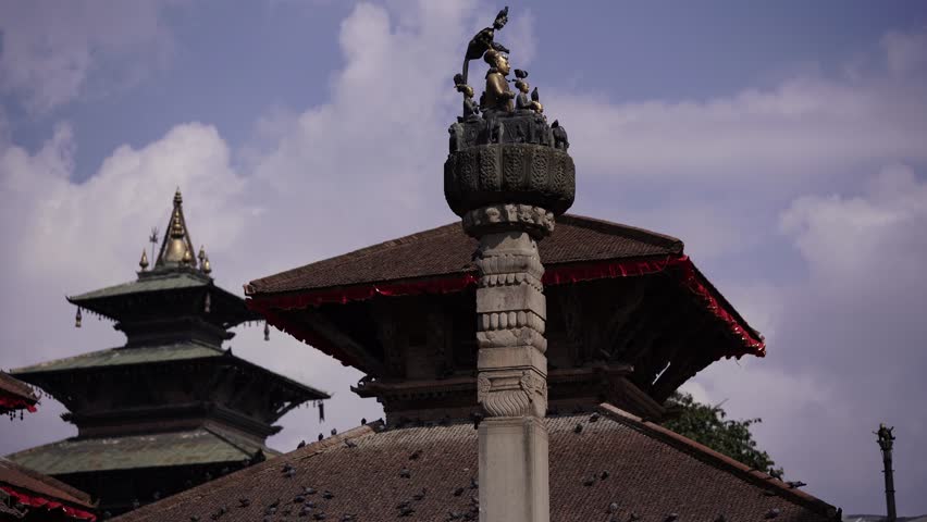Famous Hindu Temple at Basantapur, Kathmandu Durbar Square, Heritage site of Nepal