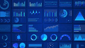 HUD infographic financial. Business charts data numbers, Information reports business strategy investment. Technology data Concept: industry entrepreneurship, finance Stock Market Bar Graph trading. - Powered by Shutterstock - Get 15% off with code: PIKWIZARD15