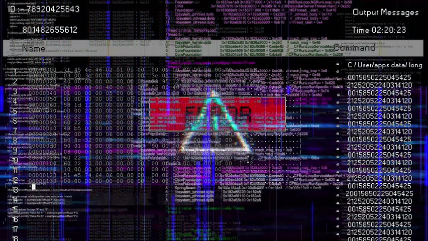 Hacking code data flow stream Hacker Programming , , cyber encryption screen glitching. Cyber Ddos attack security code AI artificial intelligence, Virus code Glitch Effect Error, Virus, Hacked System