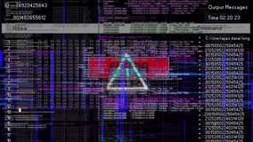 Hacking code data flow stream Hacker Programming , , cyber encryption screen glitching. Cyber Ddos attack security code AI artificial intelligence, Virus code Glitch Effect Error, Virus, Hacked System - Powered by Shutterstock - Get 15% off with code: PIKWIZARD15