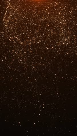 Futuristic glittering Luxury golden sparkling shining flare stars dust glitter particles background. for Oscar award ceremony event, Digital Modern sparkling particles party performance stage screen.