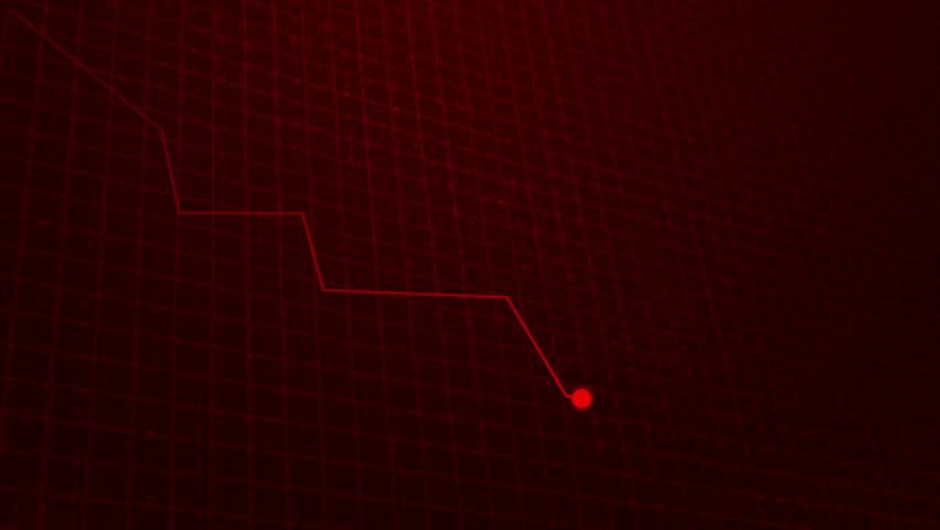 Red candles Stock Market Down, Display Stock market, arrow graph drop arrow down red background. Money losing. Stock crisis finance concept. Economic crisis Decreasing trend losses failure bankruptcy - Powered by Shutterstock - Get 15% off with code: PIKWIZARD15