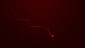 Red candles Stock Market Down, Display Stock market, arrow graph drop arrow down red background. Money losing. Stock crisis finance concept. Economic crisis Decreasing trend losses failure bankruptcy - Powered by Shutterstock - Get 15% off with code: PIKWIZARD15