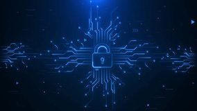 Cybersecurity shield lock icon hologram security breach computer hacking attack warning message hacked alert virtual hud finance data privacy VPN service protection Blockchain crypto wallet background - Powered by Shutterstock - Get 15% off with code: PIKWIZARD15