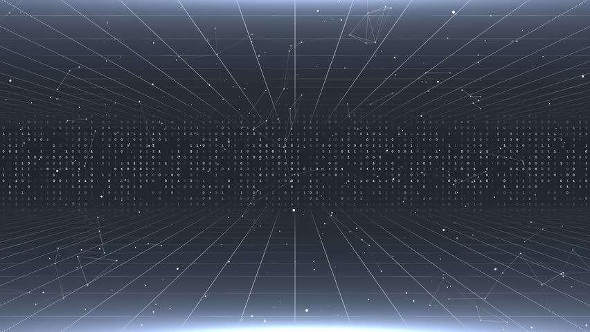 Digital cyberspace particles Grid perspective data network connections big data flow data analysis cloud computing binary code. cyberpunk style Sci-Fi laser grid landscape. Digital cyber surface style - Powered by Shutterstock - Get 15% off with code: PIKWIZARD15
