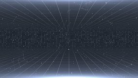 Digital cyberspace particles Grid perspective data network connections big data flow data analysis cloud computing binary code. cyberpunk style Sci-Fi laser grid landscape. Digital cyber surface style - Powered by Shutterstock - Get 15% off with code: PIKWIZARD15