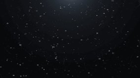 Abstract counting digital lines numbers moving. Artificial Intelligence motion. concepts of finance Economy Business game, internet education, brainstorm, AI deep learning computer brain web network - Powered by Shutterstock - Get 15% off with code: PIKWIZARD15