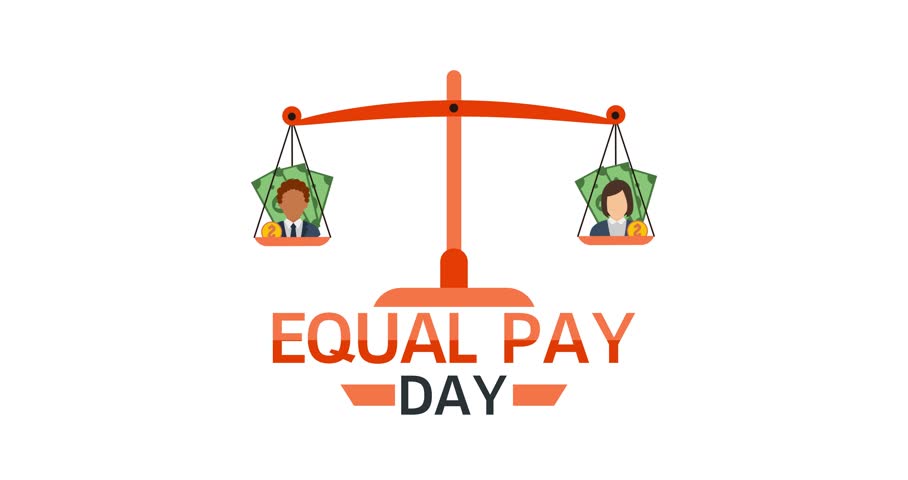 equal pay day motion video, ideal for equal pay day celebration