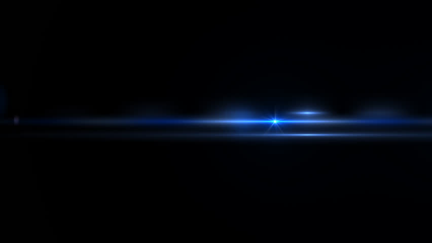 Optical Flares animation on transparent background