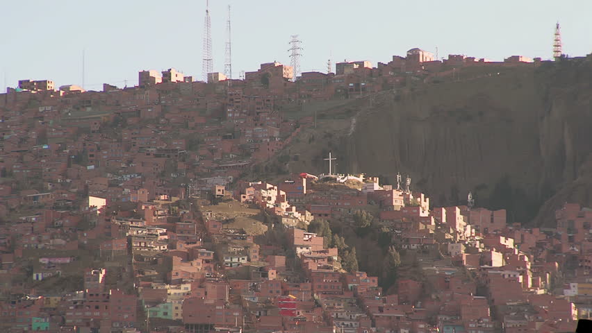 Densely Packed Homes in El Alto City, Adjacent to La Paz, Bolivia - 4K