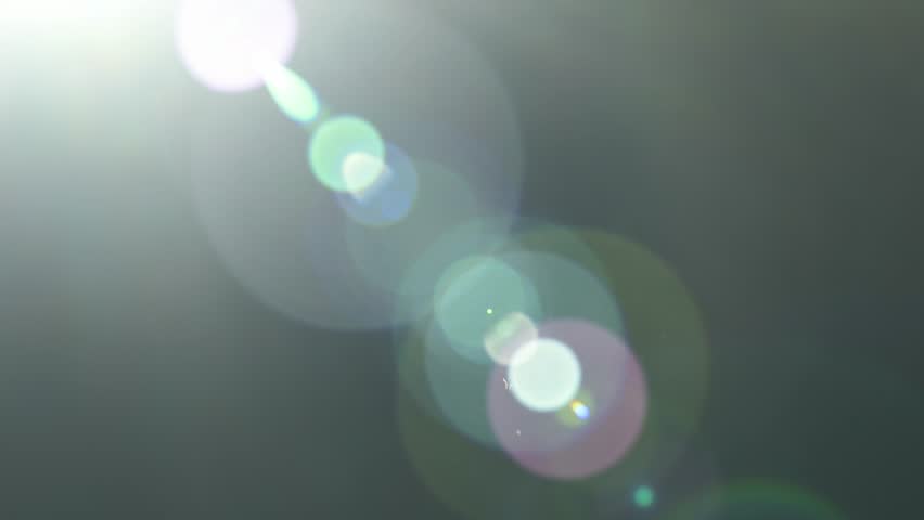 Lens flare effect as abstract background