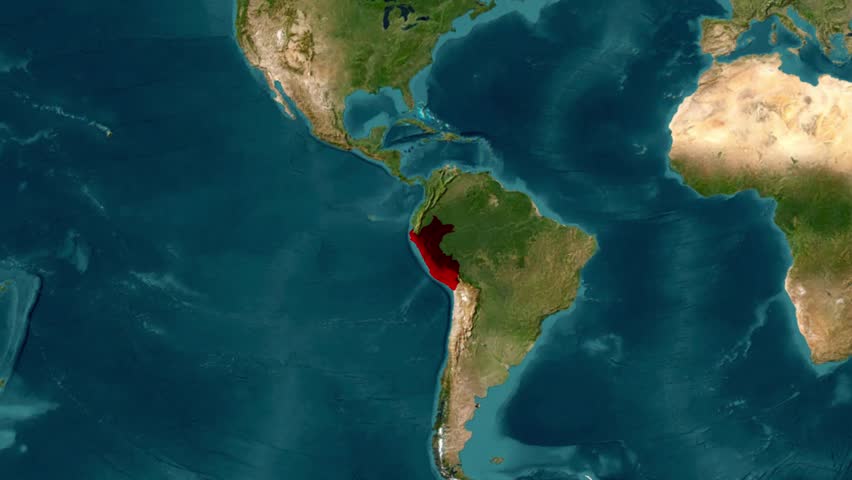 Peru Map Zooming In. Exploring the Details of the Peru Map.