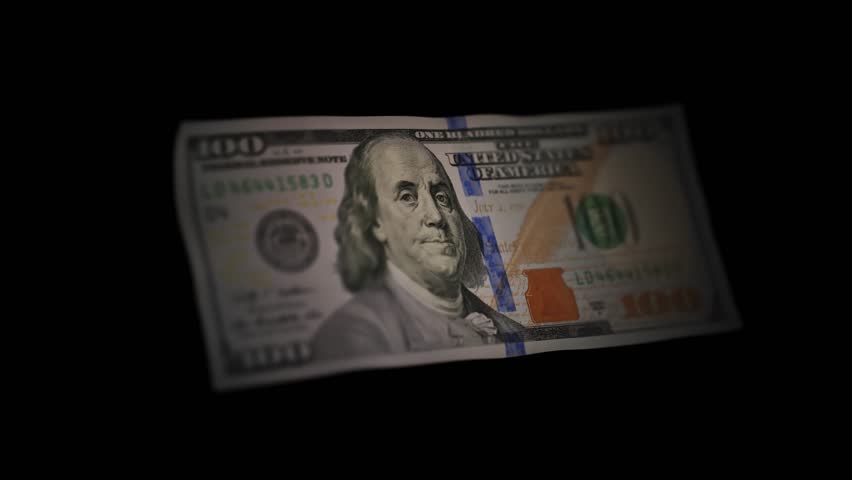 A detailed animation of a 100-dollar bill engulfed in flames, symbolizing market volatility. Perfect for financial news, currency markets, or business visuals.