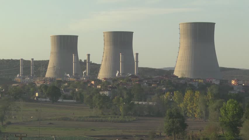  Towers of an energy station.