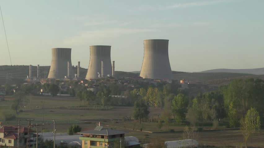  Towers of an energy station.