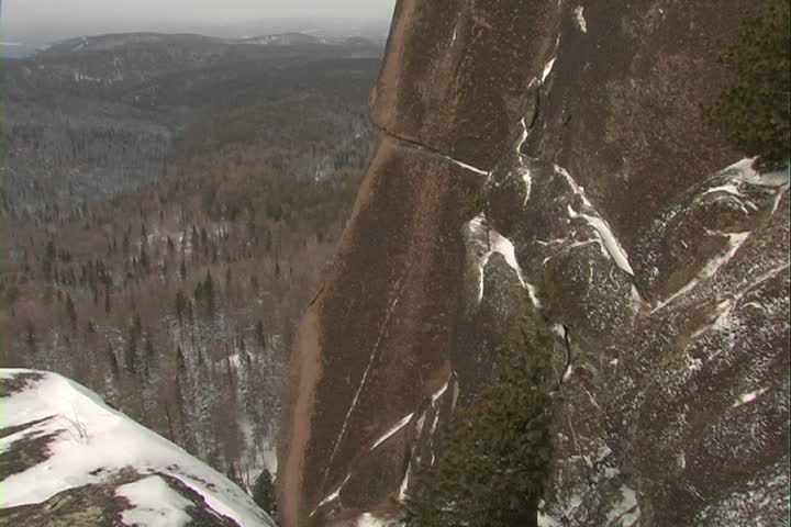 The Ascent of the climber on mountain.