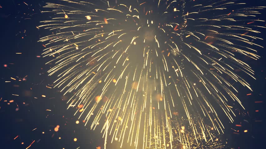 10 Secs Countdown Happy New Year. New year 2025, Beautiful background, new year celebration. Animated text fire that says Happy New Year. 3D Illustration.