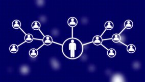 Digital Interface with User icons and links growing. data Internet, business, technology concept. futuristic concept of digital network of profile icons - Powered by Shutterstock - Get 15% off with code: PIKWIZARD15