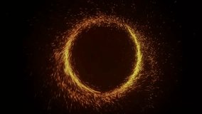 Fiery Ring of Flames Creating a Magical Portal Effect - Powered by Shutterstock - Get 15% off with code: PIKWIZARD15