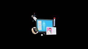 Digital health, innovative healthcare and technology: medical icons isolated on transparent background. - Powered by Shutterstock - Get 15% off with code: PIKWIZARD15