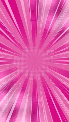 Background animation in pop art style with halftone dots in the form of blots around the edges.