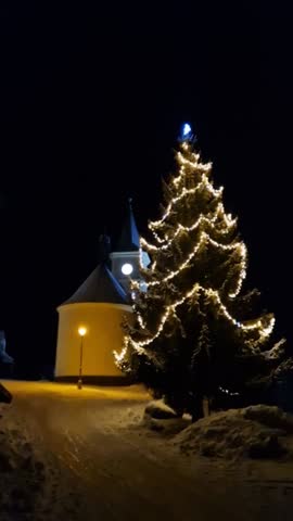 The custom of recent Christmas times is to wrap houses, garages and trees with LED chains. it