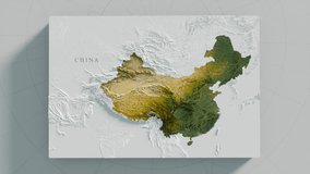 Topographic Map of China: A Stunning Terrain Visualization - Powered by Shutterstock - Get 15% off with code: PIKWIZARD15