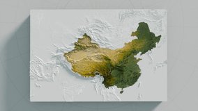 Topographic Map of China: A Stunning Terrain Visualization - Powered by Shutterstock - Get 15% off with code: PIKWIZARD15