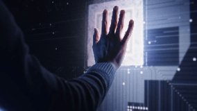 Hand Touching Digital Screen Future Technology Interactive Display Innovation - Powered by Shutterstock - Get 15% off with code: PIKWIZARD15