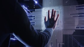 Hand Touching Digital Screen Futuristic Technology Interface Digital Transformation Innovation Future - Powered by Shutterstock - Get 15% off with code: PIKWIZARD15