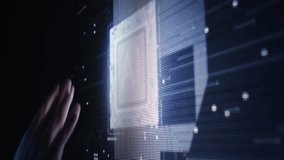 Hand Touching Digital Screen With Futuristic Technology Interface Future Connection Experience - Powered by Shutterstock - Get 15% off with code: PIKWIZARD15