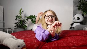 Child wearing smartwatch explores balance between play and learning. Wearable gadget offers mobile calls, GPS tracking, and interactive games, blending technology and childhood with sleek interface - Powered by Shutterstock - Get 15% off with code: PIKWIZARD15