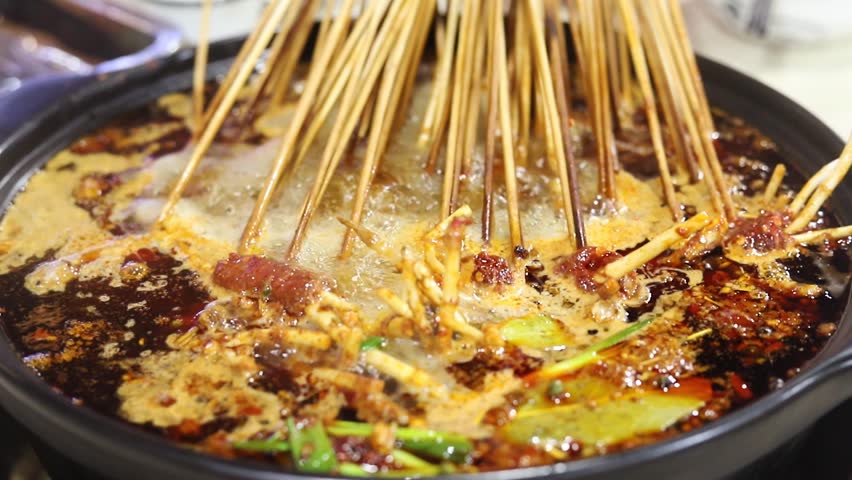 Casserole skewer hot pot food