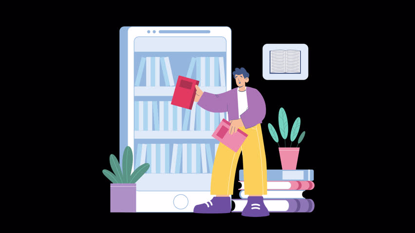 Bring online education to life with flat character animations, illustrating diverse students engaging with e-learning platforms and digital classrooms. - Powered by Shutterstock - Get 15% off with code: PIKWIZARD15