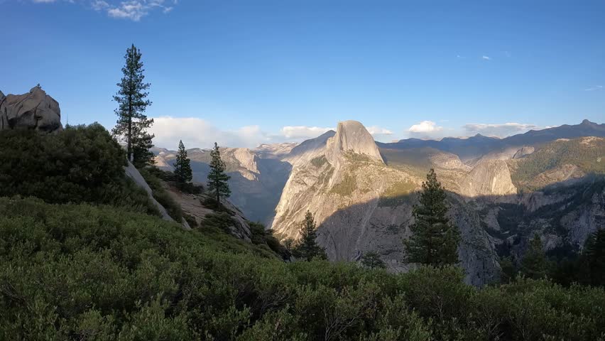Half Dome in Yosemite National Park during sunset	