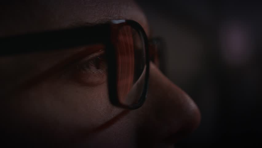 Stock Trading Losses Reflected In Glasses Market Crash Financial Crisis Investment Depression