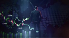 Business Professional Standing Before Financial Data Charts Market Analysis Investment - Powered by Shutterstock - Get 15% off with code: PIKWIZARD15
